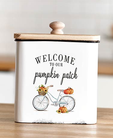 Harvest Metal Canisters Bicycle