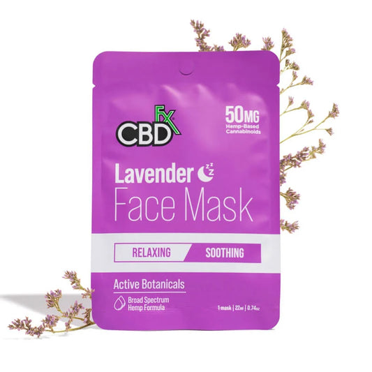 CBDfx Face Mask Lavender 50mg