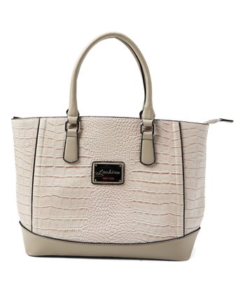 Gray Croc Tote - Palo Verde Jewels