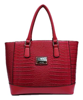 Red Croc Tote - Palo Verde Jewels