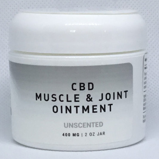 CBD Muscle & Joint Ointment 400 Mg- Unscented