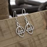 Sterling Silver Celtic Bud/Knot Earings - Palo Verde Jewels