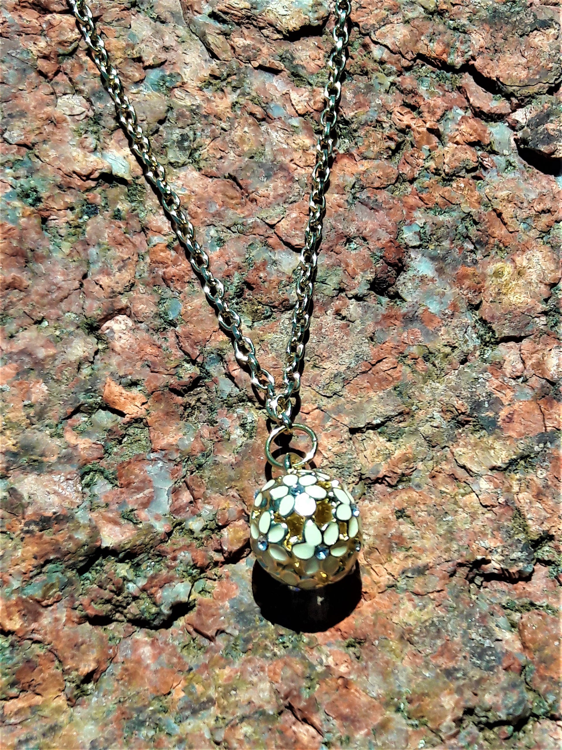 Crystal Floral Pendant - Palo Verde Jewels