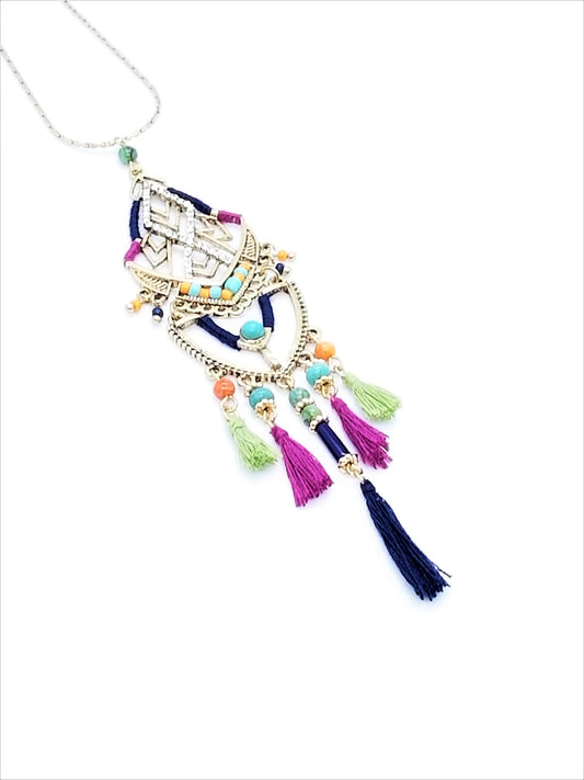 Tassel Pendant Necklace - Palo Verde Jewels