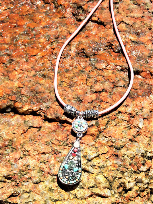 Artisan Beaded Pendant - Palo Verde Jewels