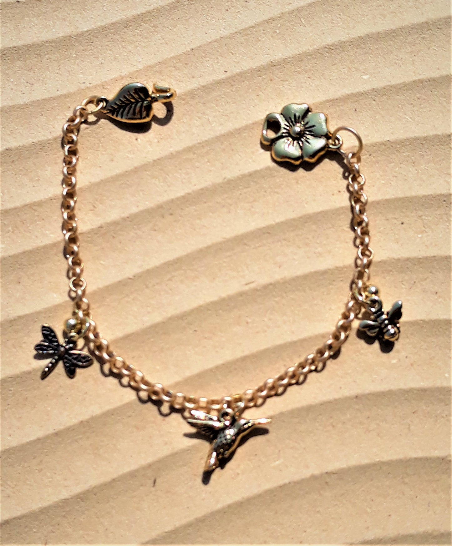 7 inch Satin Gold Plated Bracelet - Palo Verde Jewels