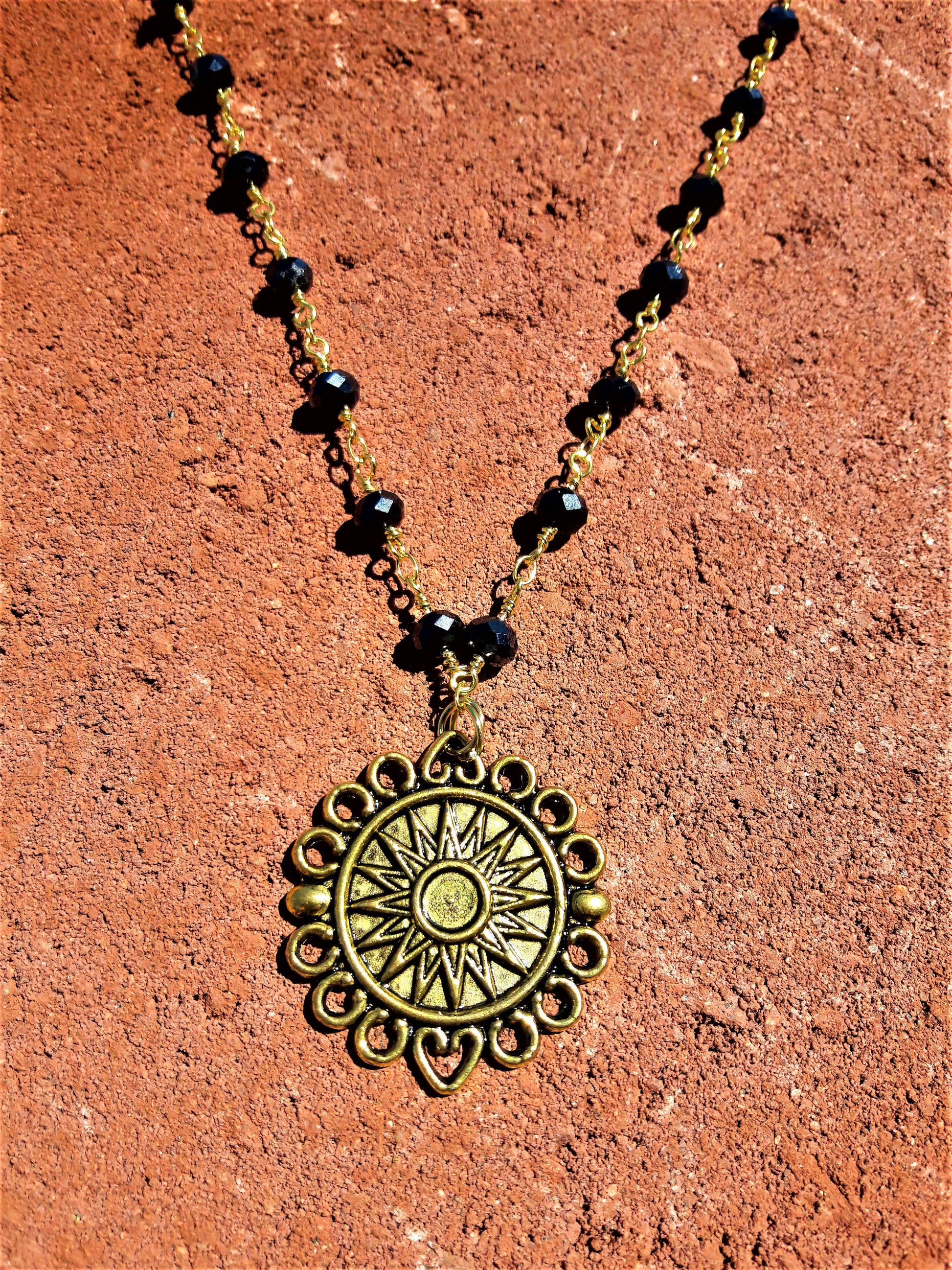 Sun Pendant Necklace - Palo Verde Jewels