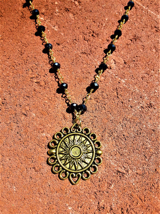 Sun Pendant Necklace - Palo Verde Jewels