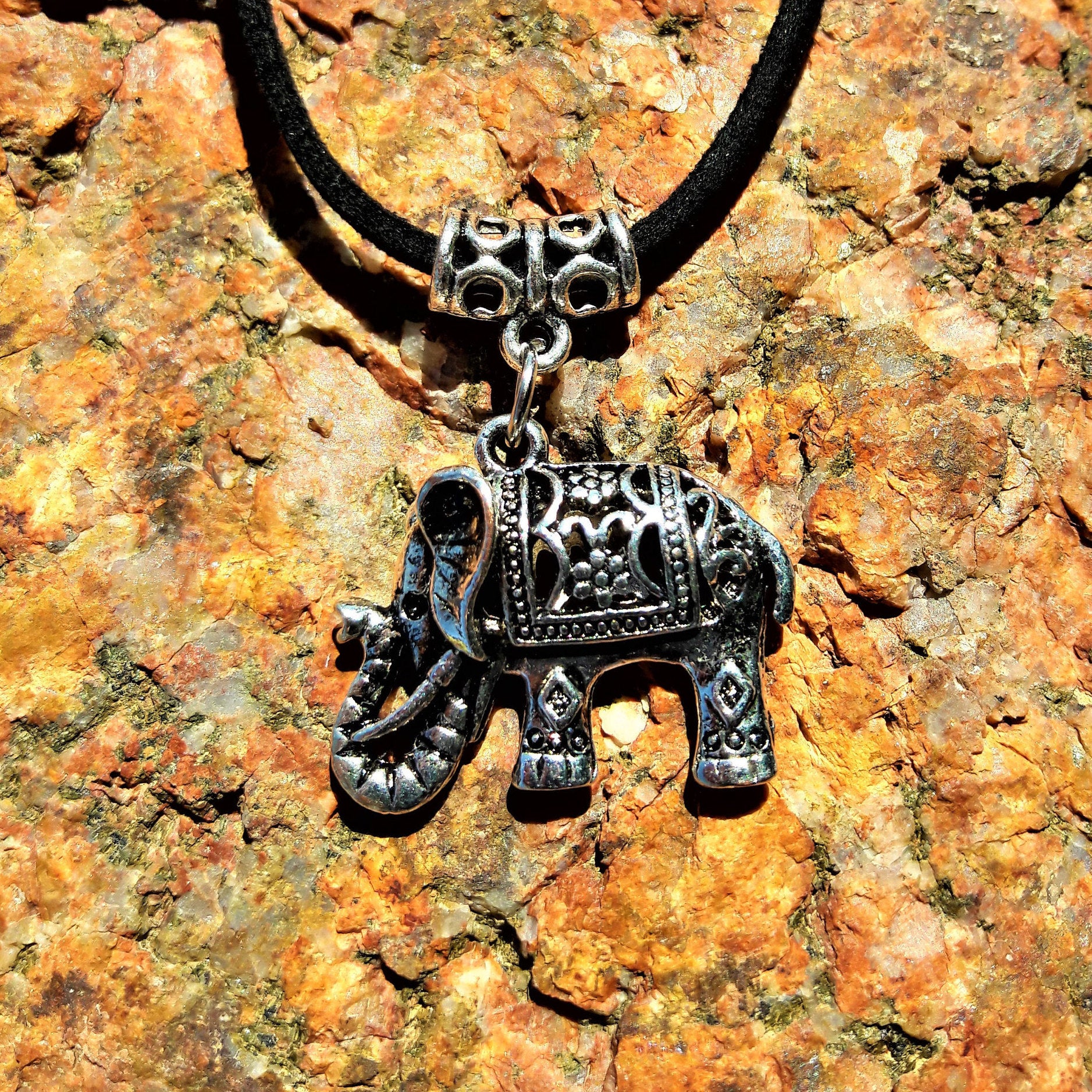 Gorgeous Elephant Pendant Necklace! - Palo Verde Jewels