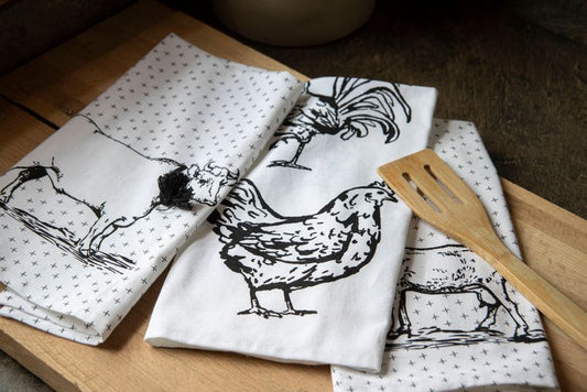 3 Logan Farm Tea Towels