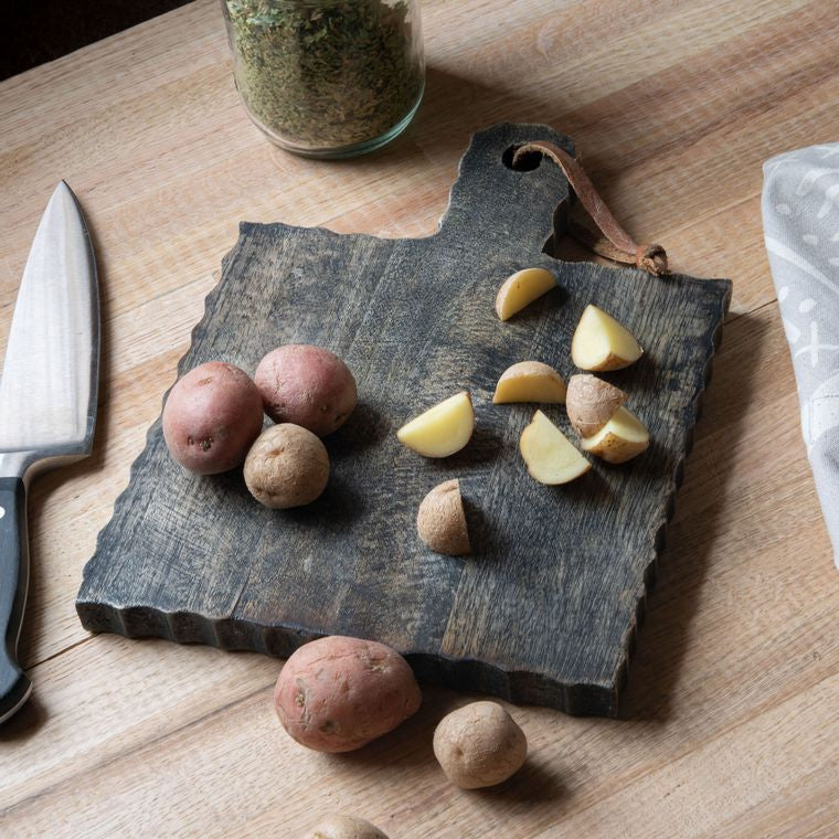 Carved Cutting Board Small Black